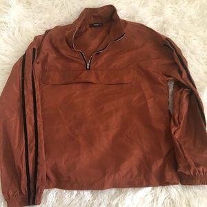 Shein Sierra brown windbreaker jacket L new